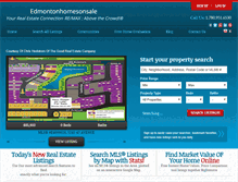 Tablet Screenshot of edmontonhomesonsale.com